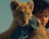 Was a real lion cub used in the film?