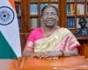 President Murmu greets people on New Year