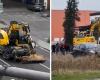 Man shot dead after wild ride with excavator in Germany: three police officers injured