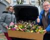 Beaune. Cœur de Fleurs offers 30 bouquets to Restos du Cœur