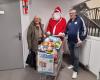 this football club collected more than 350 kg of food for an association