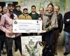 La Monotrace beer helps donate €3,716 for the maintenance of paths in South Aveyron