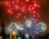 Brussels: thousands of people gathered at the foot of the Atomium for the traditional fireworks display