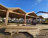 Aurec-sur-Loire: the future covered market takes shape on the Place des Hêtres