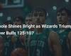 Poole shines brightly as Wizards win against Bulls 125-107