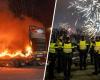 oliebollen, fireworks, car fires and arrests