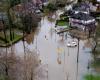 the impressive images of the floods hitting the north of the country