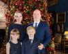 Prince Albert II pronounces his 2025 wishes, accompanied by the Princely Twins