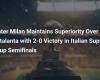 Inter Milan Maintains Supremacy over Atalanta with 2-0 Victory in Italian Super Cup Semi-Final