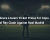 Minera Reduces Ticket Prices for Copa del Rey Match Against Real Madrid