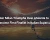 Inter Milan triumph over Atalanta to become first Italian Super Cup finalists