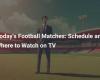 Today’s football matches: Schedule and where to watch on TV