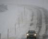 Vosges massif. Snowstorm on the heights: resorts closed