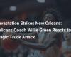 Pelicans coach Willie Green reacts to tragic truck attack