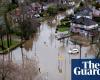 Ice warning and travel alerts in UK as temperatures drop after flooding | UK weather