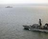 British frigate escorts 3 Russian ships down the English Channel