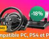 Gran Turismo 7, F1, Forza… rated 19/20, the Thrustmaster T300 RS GT Steering Wheel is currently at -18%!