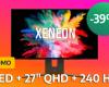 Corsair Xeneon 27QHD240: With the promotion on this 240 Hz OLED gaming PC screen, you will benefit from excellent quality at a knockdown price!