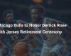 Chicago Bulls honor Derrick Rose with jersey retirement ceremony