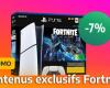 PS5 Slim digital: first price drop of the year for the Fortnite Cobalt Star pack