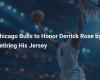 Chicago Bulls honor Derrick Rose by retiring his jersey