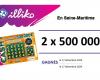 never seen before, two winning tickets worth €500,000 won on the same day in Seine-Maritime