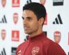 “When you see the record” Arteta is expecting a tough game at the Amex