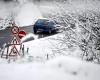 A disturbance bringing snow and ice crosses the north of France