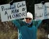 United States: the tribute to Jimmy Carter began at his home in Georgia