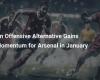 An attacking alternative gains momentum for Arsenal in January