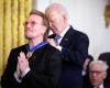 Bono, Michael J. Fox and Denzel Washington receive the Presidential Medal of Freedom