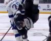 WATCH: Joel Edmundson suffers terrifying fall