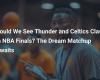 Could we see a clash between the Thunder and the Celtics in the NBA Finals? The dream match is looming!