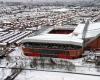 Liverpool and Manchester under snow, big disruptions