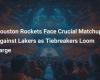 The Houston Rockets face a crucial matchup against the Lakers as the tiebreakers take shape.