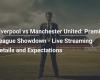 Liverpool vs Manchester United: Premier League Duel – Live Stream Details and Expectations