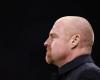 Sean Dyche in the hot seat at Everton, 16th in the Premier League