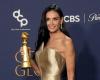 Demi Moore receives her first Golden Globe