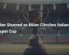 Milan Surprises by Winning the Italian Super Cup