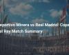 Deportivo Minera against Real Madrid: Summary of the Copa del Rey match