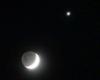 The luminous meeting of Venus and the Moon