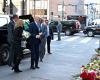 Joe Biden at the scene of the attack in New Orleans