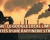 local Google Map forced to restrict access to maps of a strategic refinery