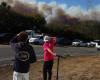 impressive images of the fire affecting California and causing evacuations