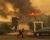 on the outskirts of Los Angeles, Pacific Palisades engulfed in flames