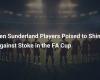 Ten Sunderland players ready to shine against Stoke in FA Cup