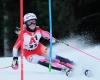 Aline Danioth returns to the podium at Les Diablerets