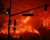 Numerous images of the violent fire that ravaged the Pacific Palisades neighborhood in Los Angeles on the networks