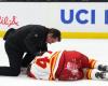 NHL: worrying knee injury for Connor Zary