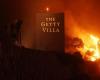 In Los Angeles, a violent fire devastates the Getty villa and the Pacific Palisades neighborhood